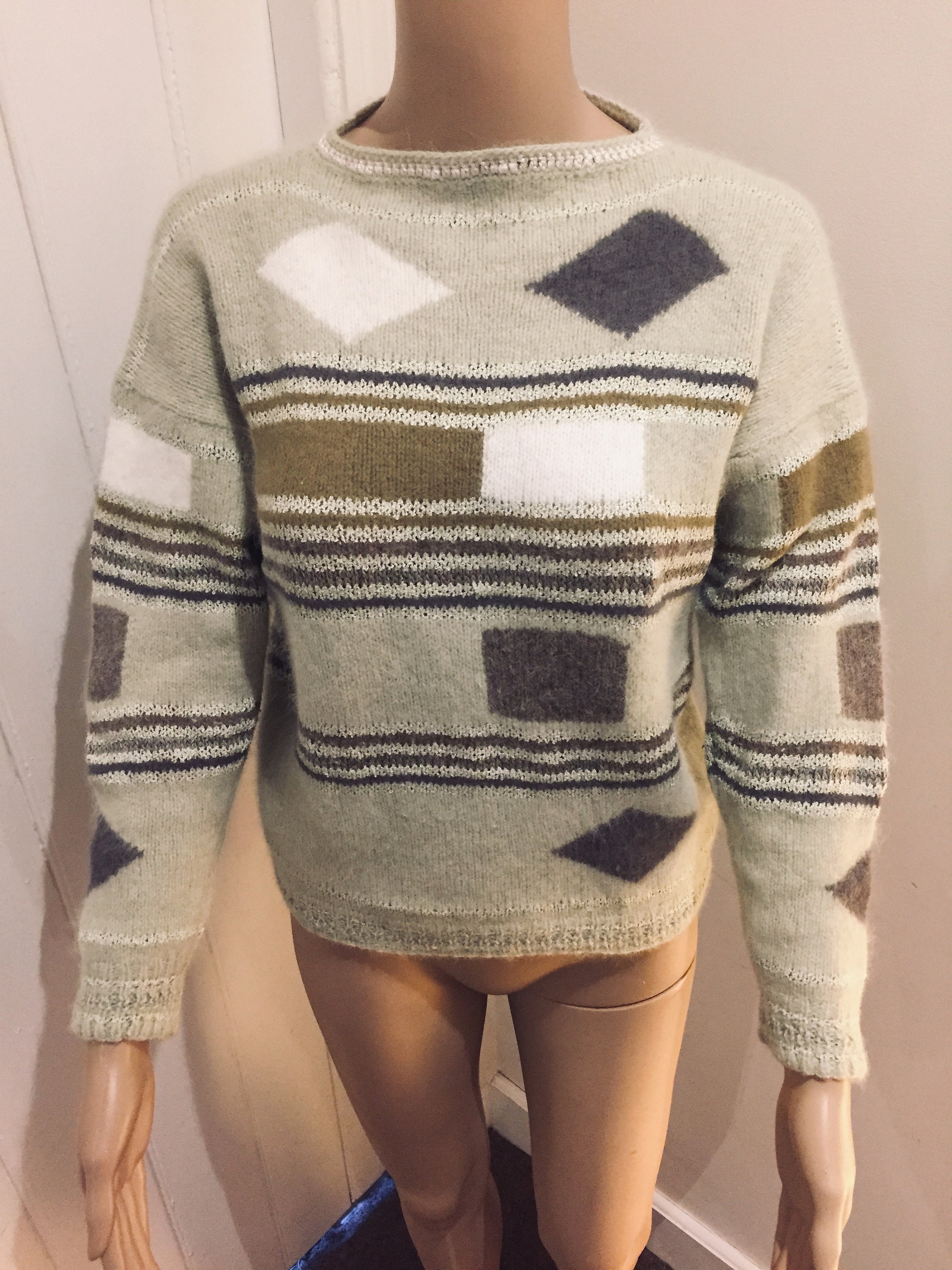 Image of Beautiful Hand-Knitted Handmade Jumper/Sweater - Lovely