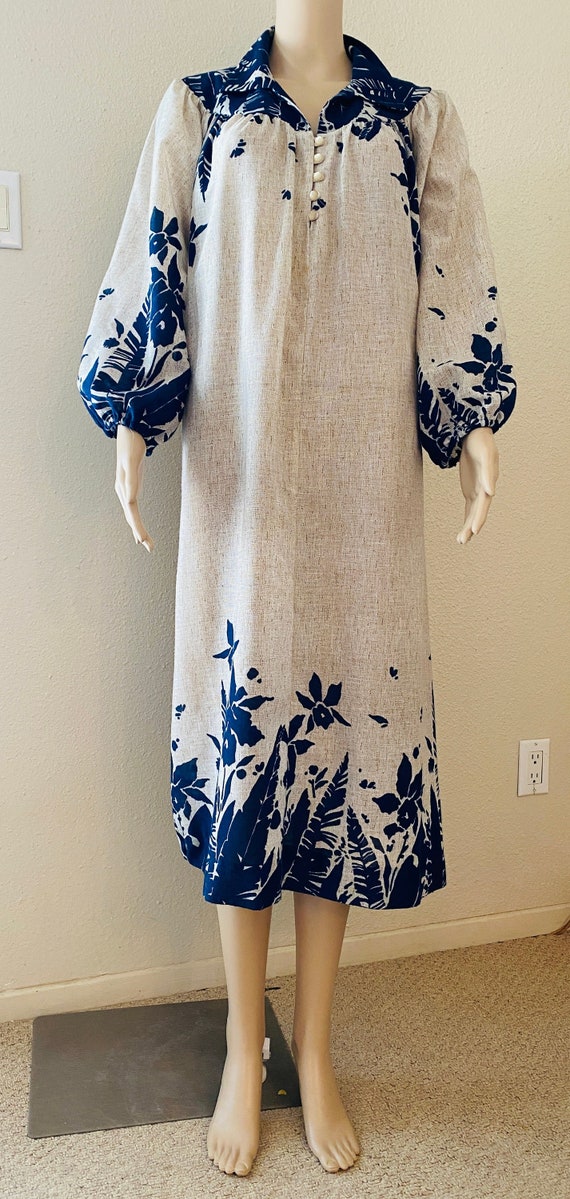 LOVELY Vintage 70's Dress Made In USA By 'Lorac Or