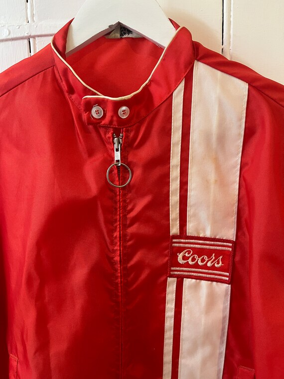 Lovely Vintage 1960's Red 'coors' Jacket, Made in USA by