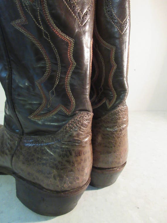 Really Lovely 1960's Mens Vintage Cowboy Boots Ma… - image 4