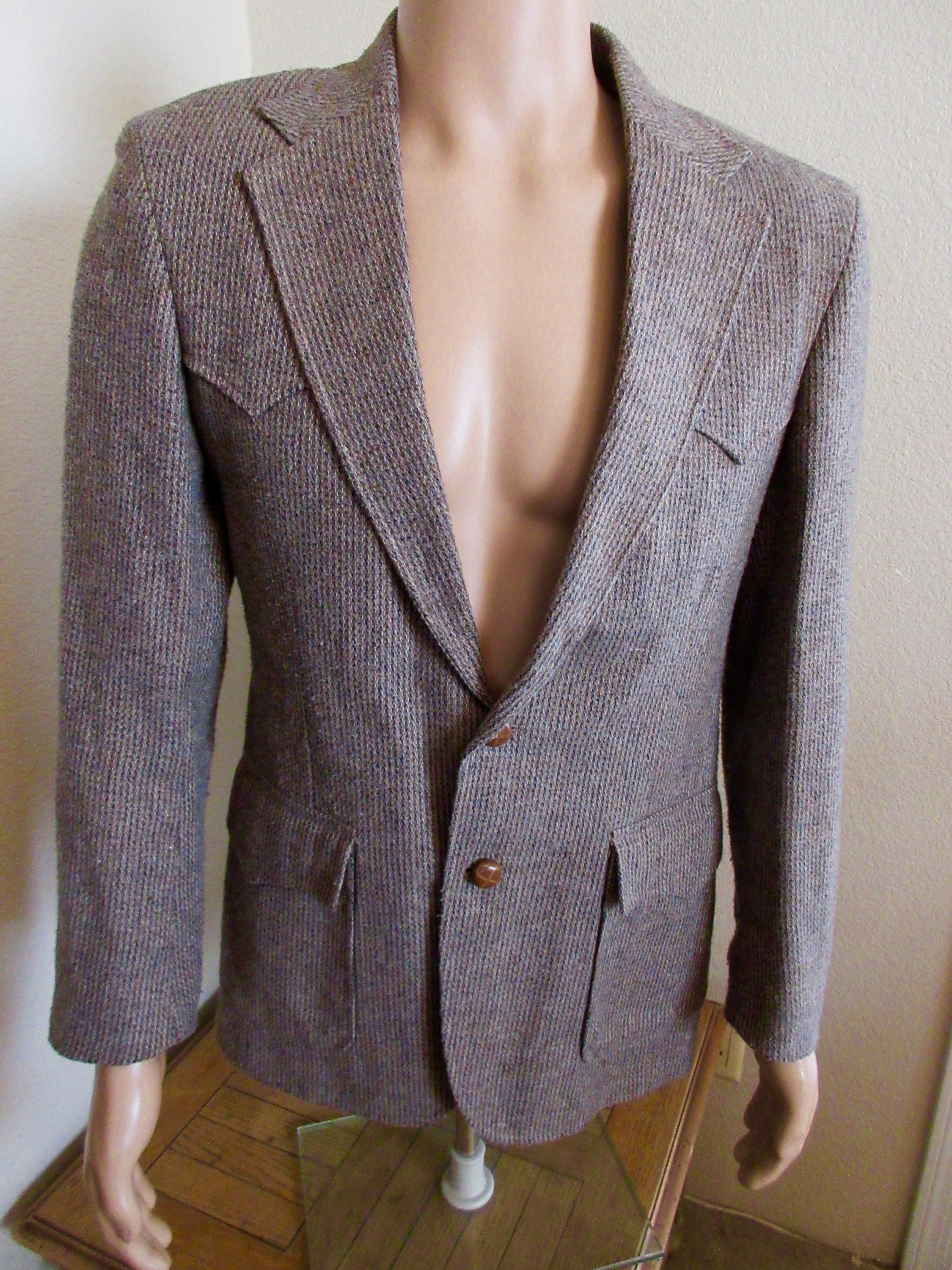 Image of Lovely Vintage 1960's Mens "Levi Strauss' Jacket Made in San Francisco, Usa - Chest 44", Elbow Patches