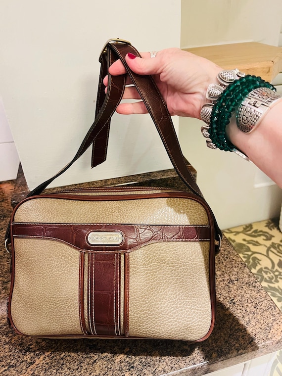LOVELY Vintage 80's Handbag Made in USA by 'carryland', 3 Larger