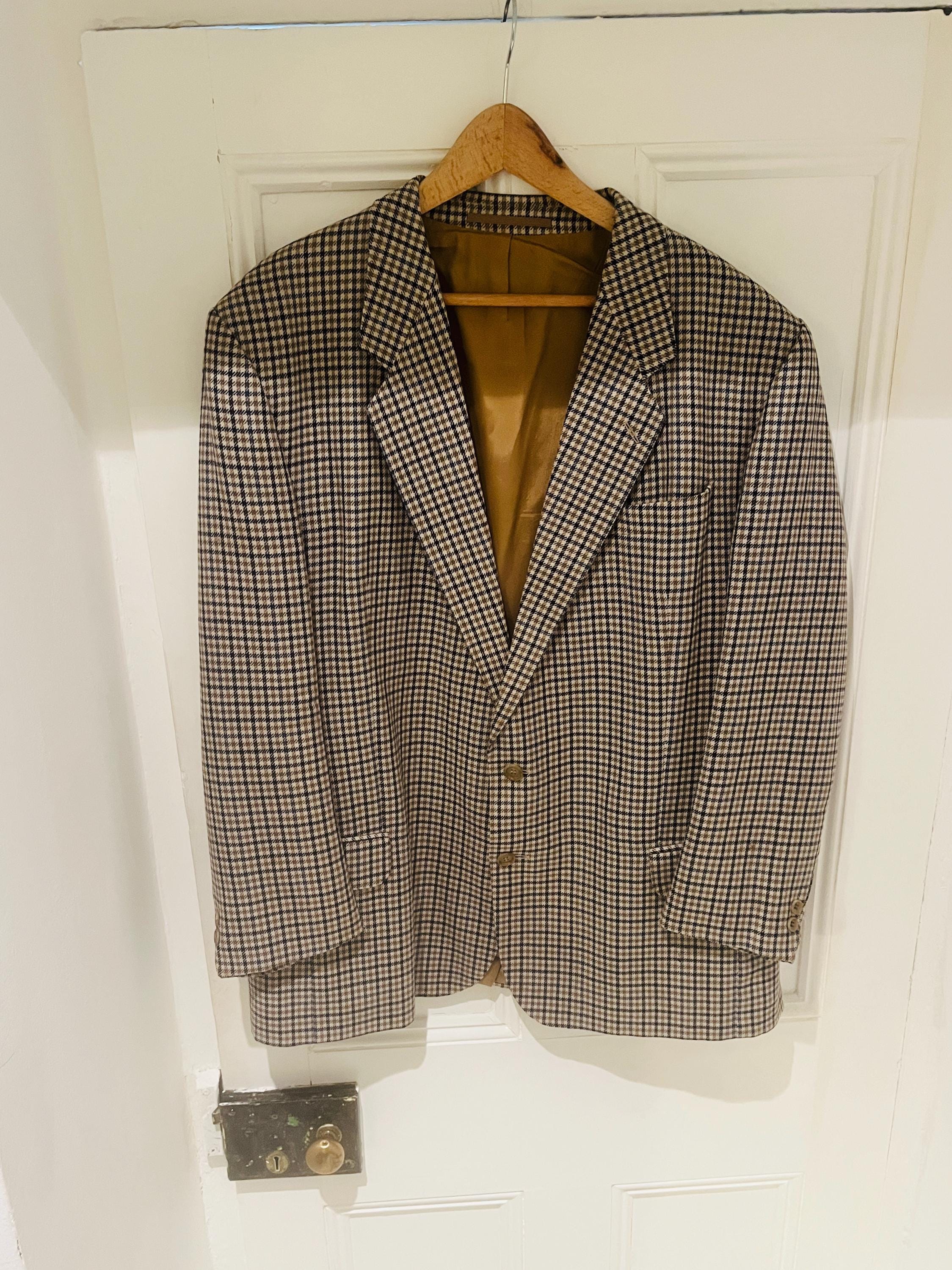 Lovely Vintage 1980's Mens Tweed Jacket Made in Yorkshire by