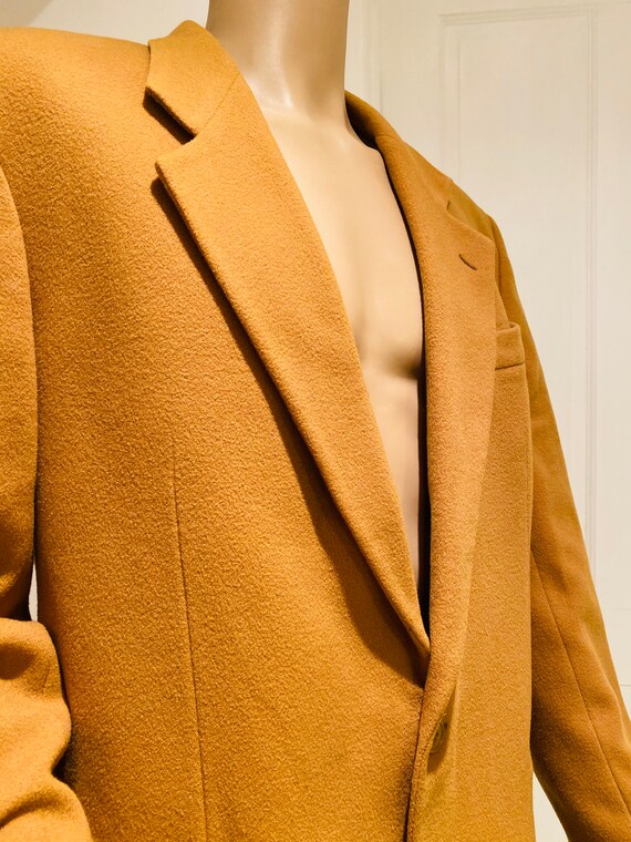 LOVELY Mustard Wool & Cashmere Mens 'Yves Saint L… - image 5