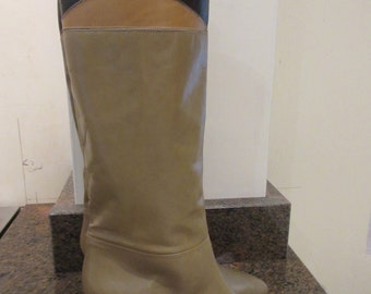 BEAUTIFUL 1980's Womens Boots Made In ITALY By 'Jacques Michel' UK 5.5 - Brand New, Never Worn