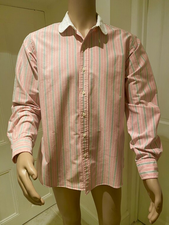 NICE Vintage 1980's Mens Shirt, Made By 'POLO, Ra… - image 4