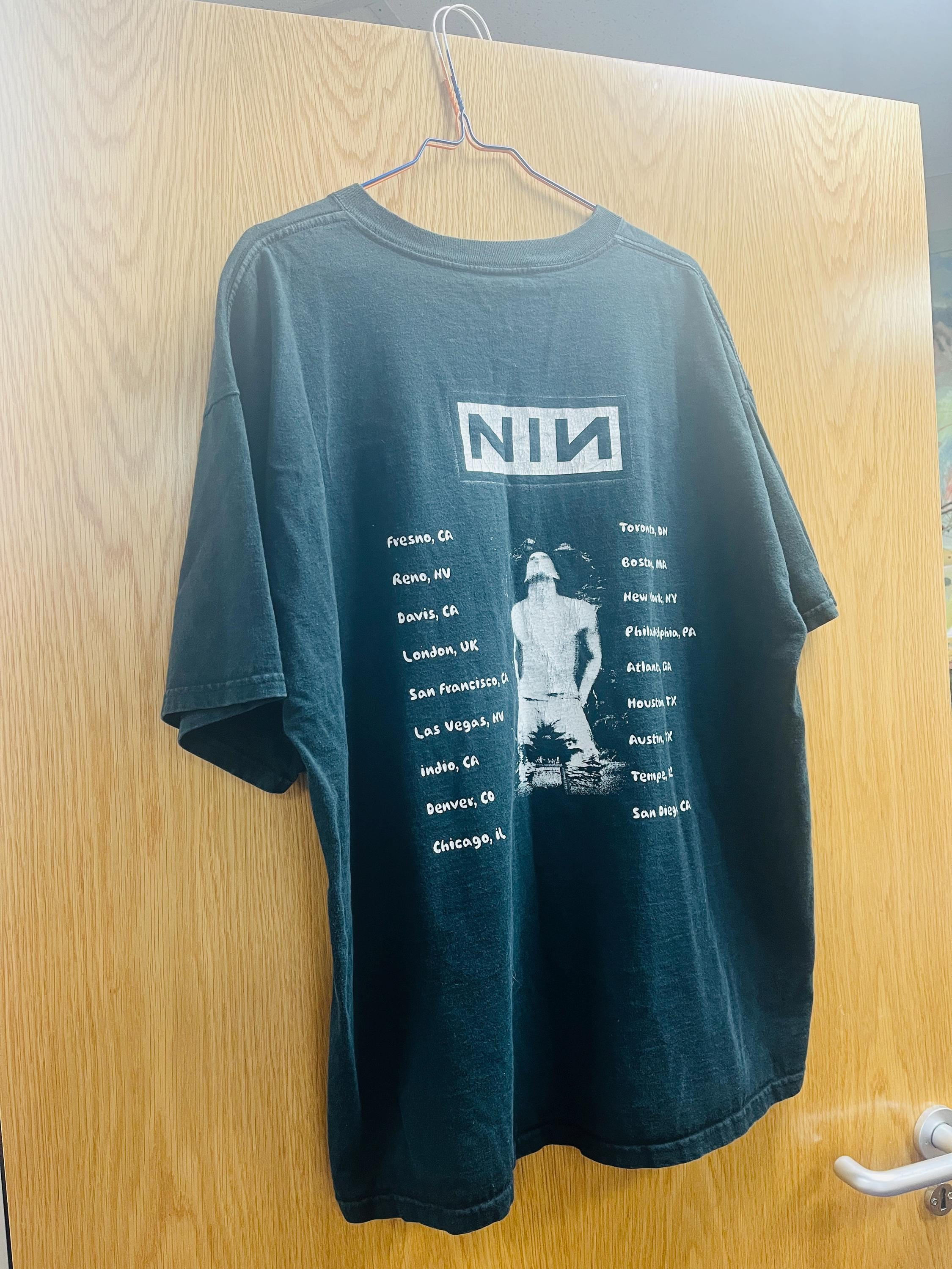 Vintage Black Nine Inch Nails Shirt Made in USA - Etsy