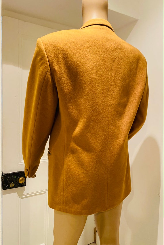 LOVELY Mustard Wool & Cashmere Mens 'Yves Saint L… - image 7