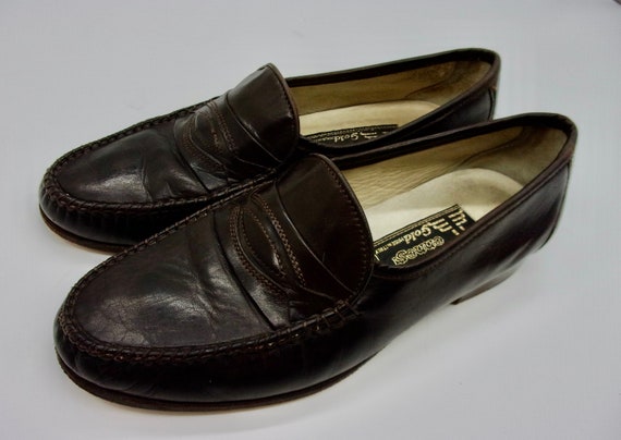 NICE Pair Of Handmade Vintage 'Ennesi' Brown Leat… - image 7