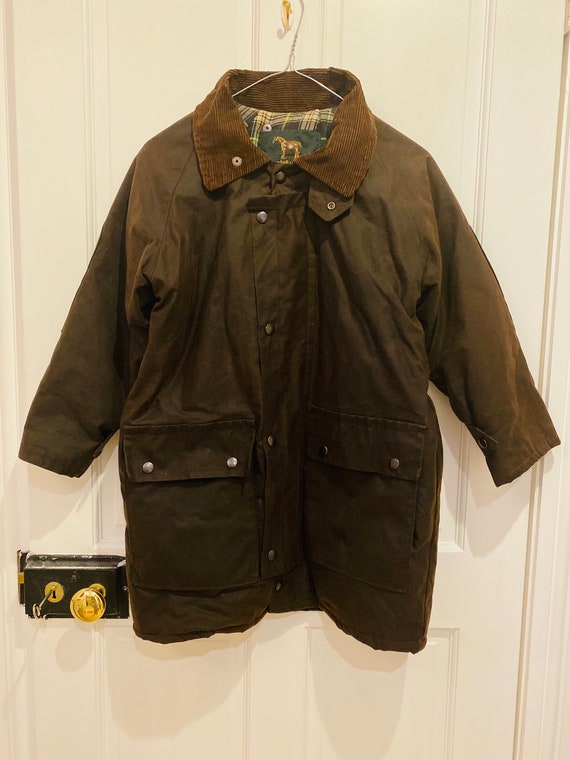 NICE Children's Vintage Waxed Jacket Made In ENGL… - image 1