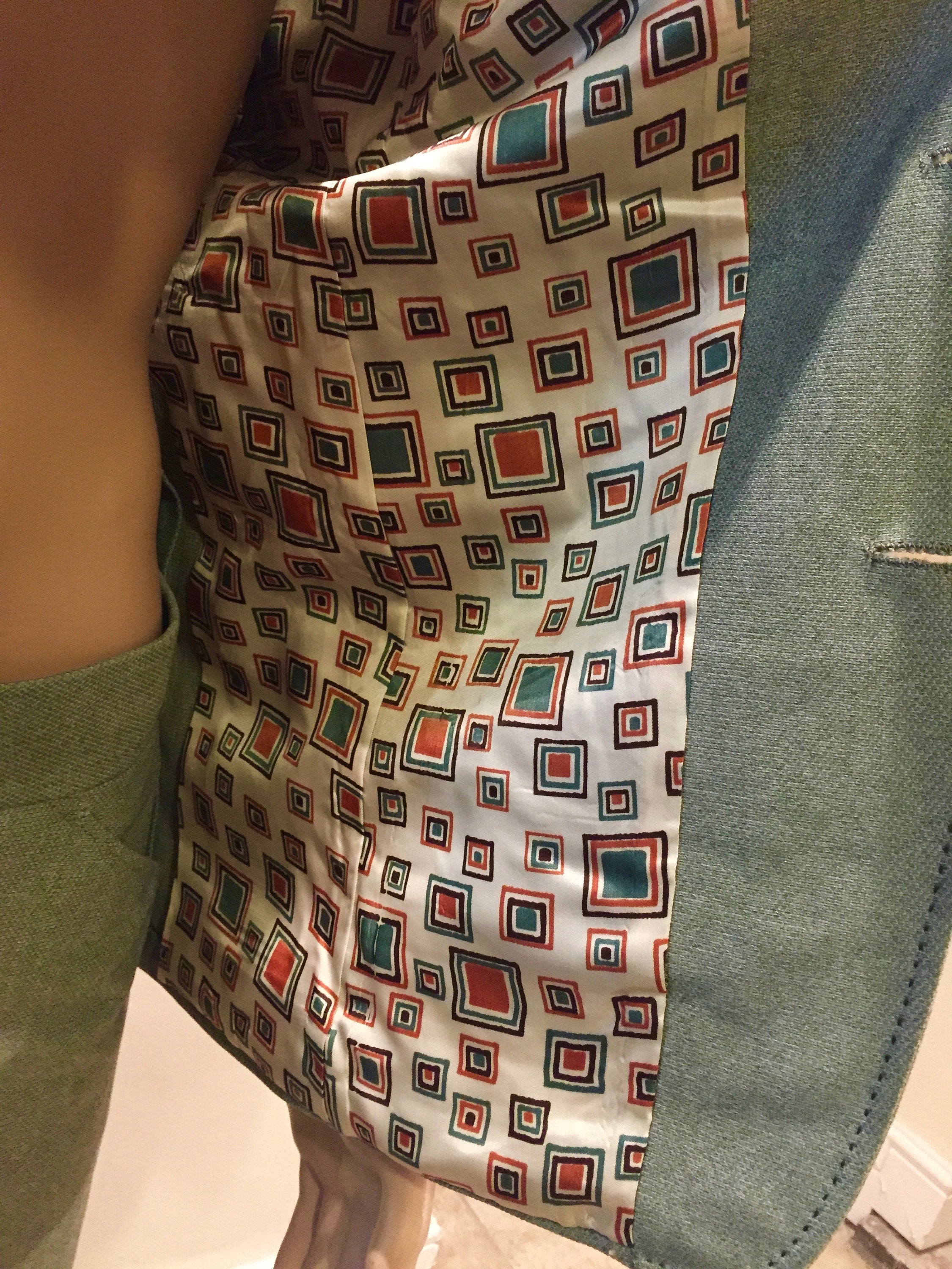 Image of Nice Vintage 1960's Mens Suit Made By "Curlee', Of Carson City, Nevada, Usa - Really Great