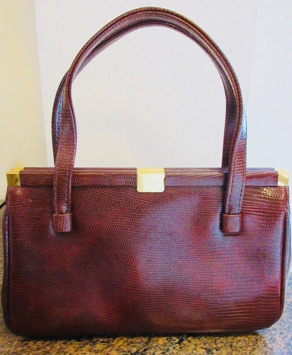 Vintage 60's 'Weymouth American' Handbag MADE IN … - image 4