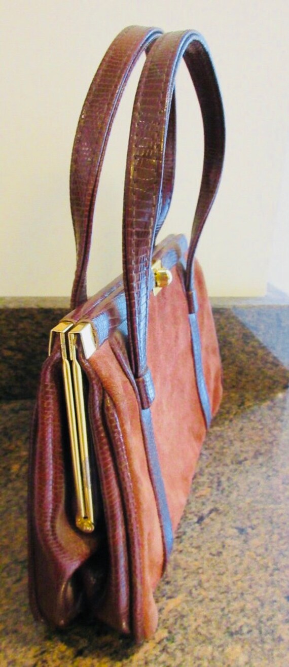 Vintage 60's 'Weymouth American' Handbag MADE IN … - image 7