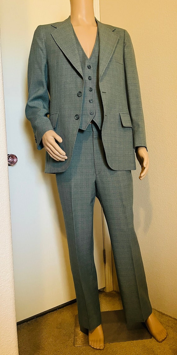 LOVELY Vintage 1960's JC Penney 3 Piece Suit Made 