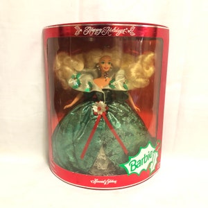 Special Issue Third in a Series 1995 Holiday Barbie, Christmas Doll, Mattel Barbie Collectible, Brand New Barbie Doll, Holiday Decor, Toys