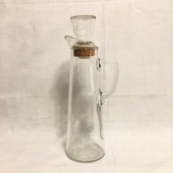Vintage Etched Glass Juice Carafe – GOLDEN RULE GALLERY