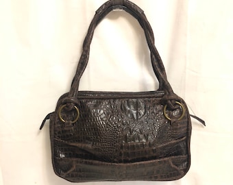 バッグ Roen leather west shoulderbag crocodile Morgan Crocodile Leather Shoulder Bag | Handbags