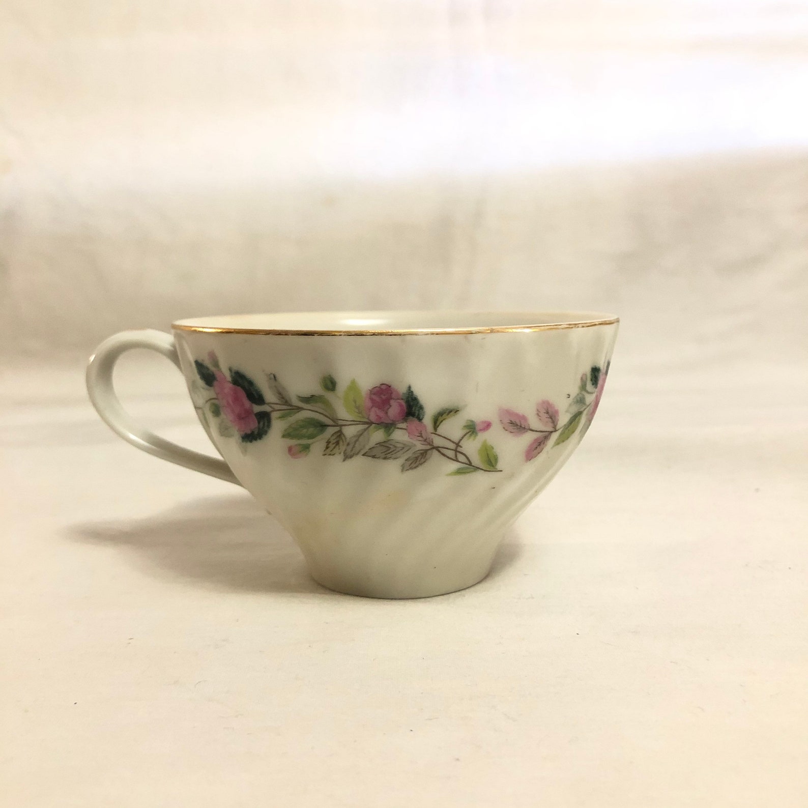 Creative Fine China 2345 Japan Regency Rose Tea Cup and Saucer Etsy