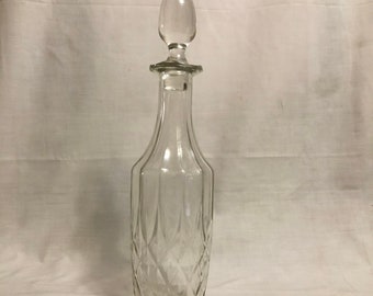 MCM Vintage Glass Decanter With Multi-spout Top, Four Chamber