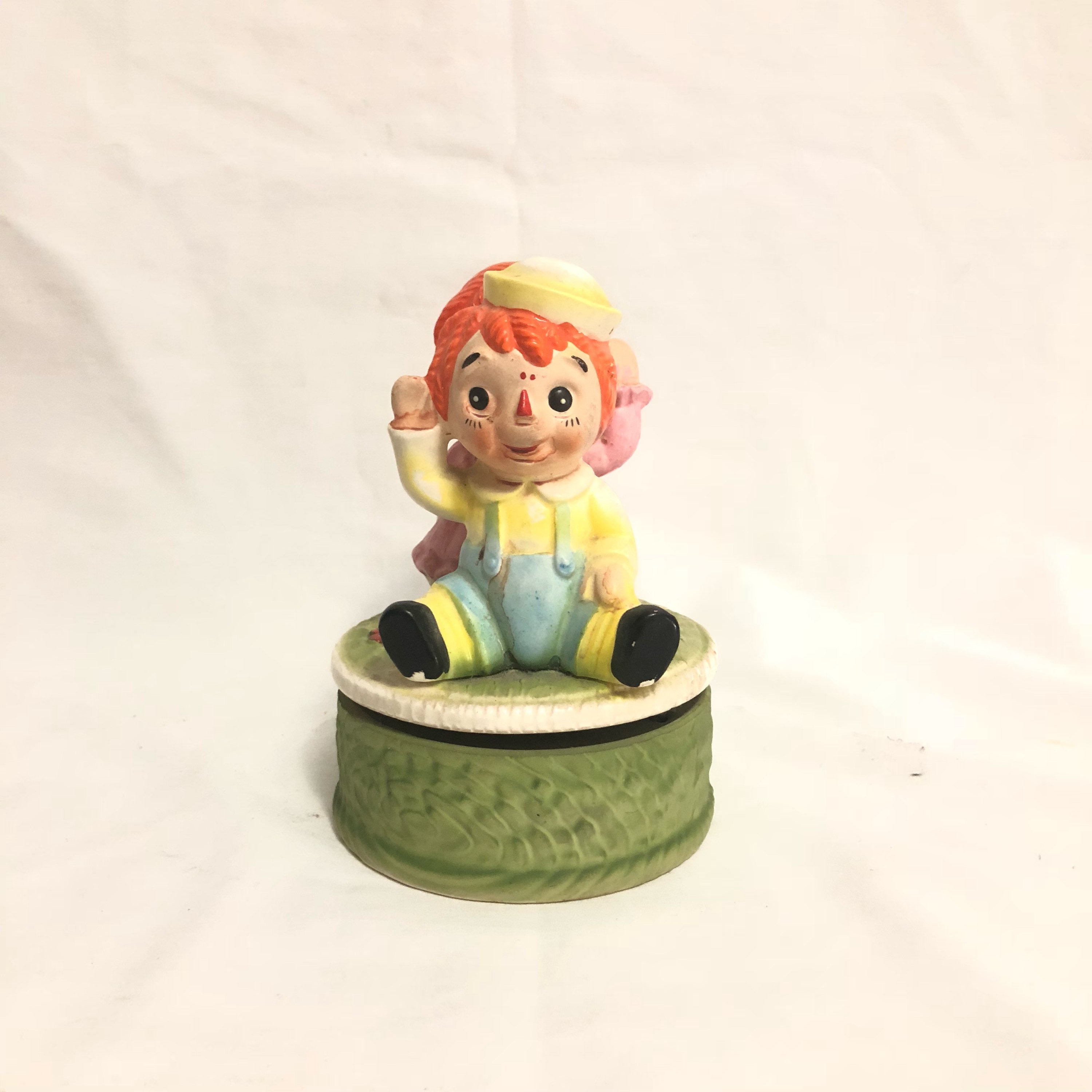 Raggedy Ann Doll With Music Box - Etsy