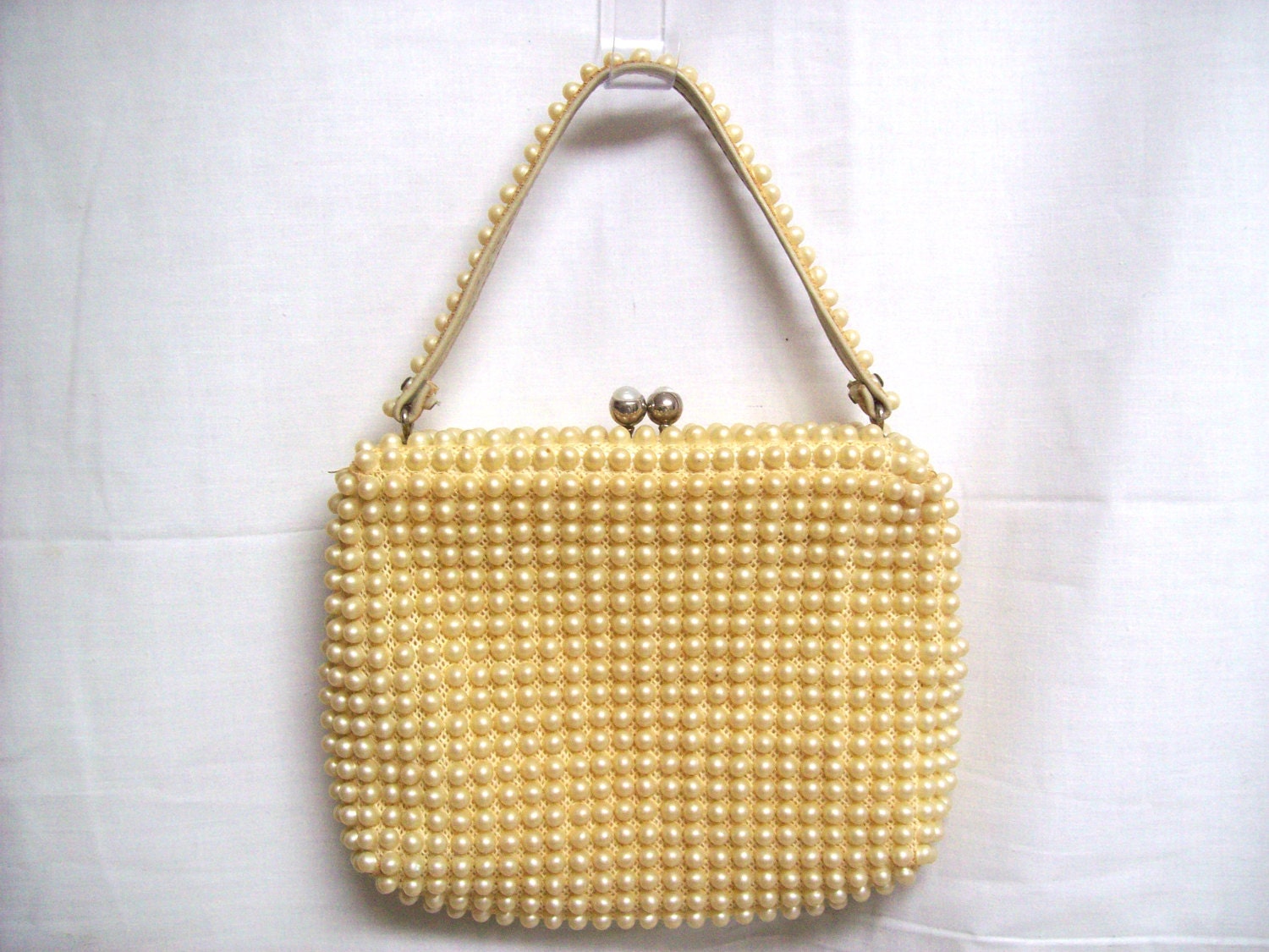 light yellow purse