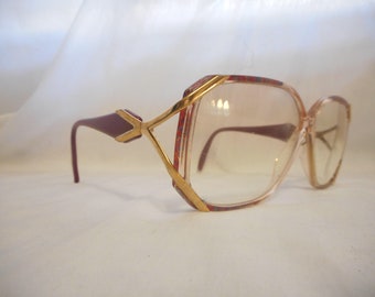 Rafaella Curiel Sunglasses‎ Dark Red B Frame Designer 80\'s Vintage Womens H9296 Rafaella Curiel Sunglasses Dark Red B Frame Designer 80 main image 2