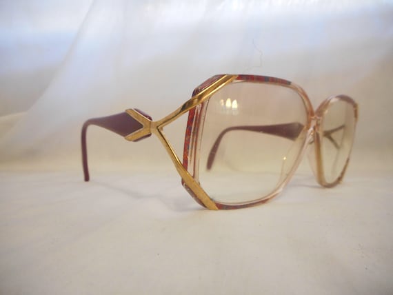 Vintage Silhouette SPX M 1762 80s Oversized Maroon 
