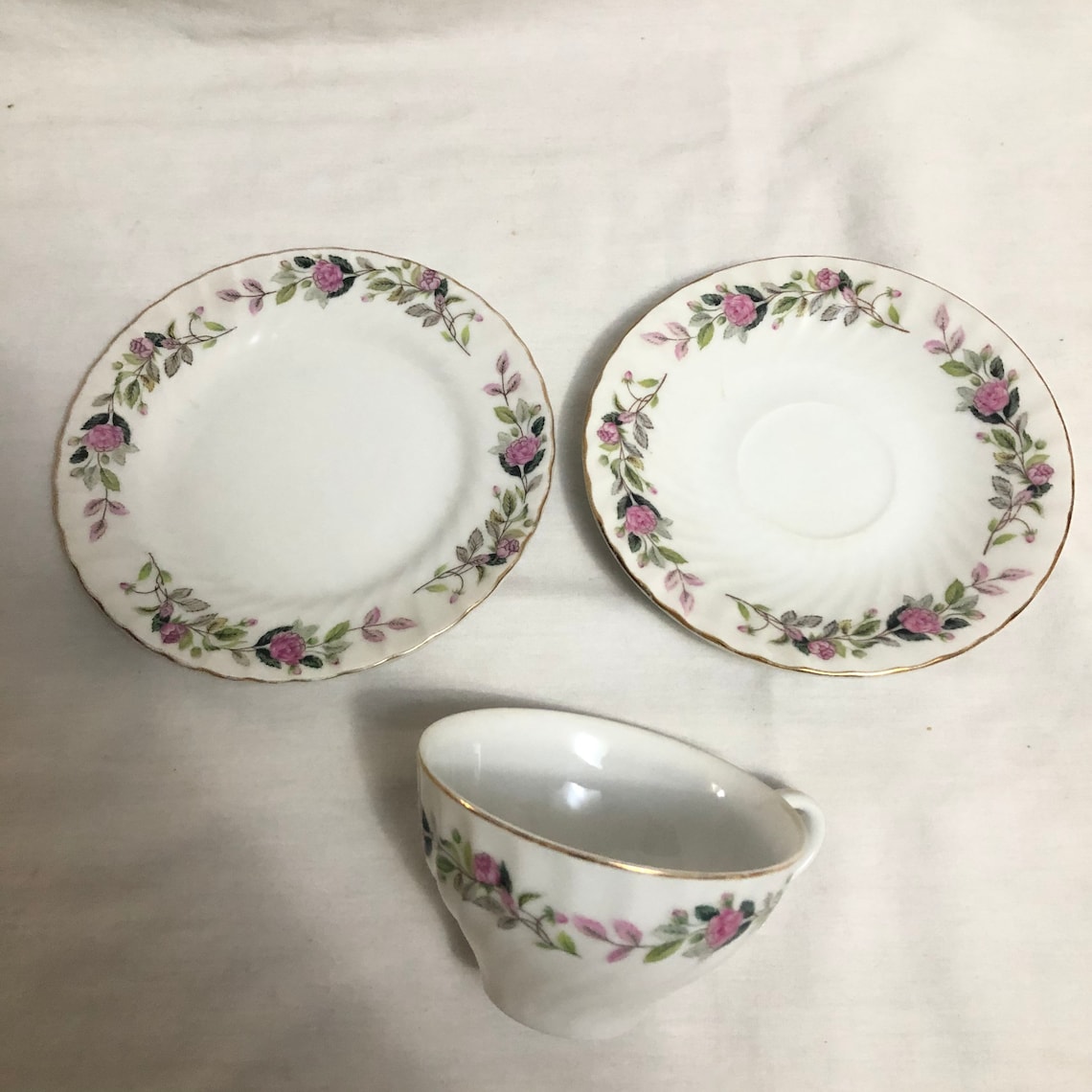 Creative Fine China 2345 Japan Regency Rose Tea Cup and Saucer Etsy