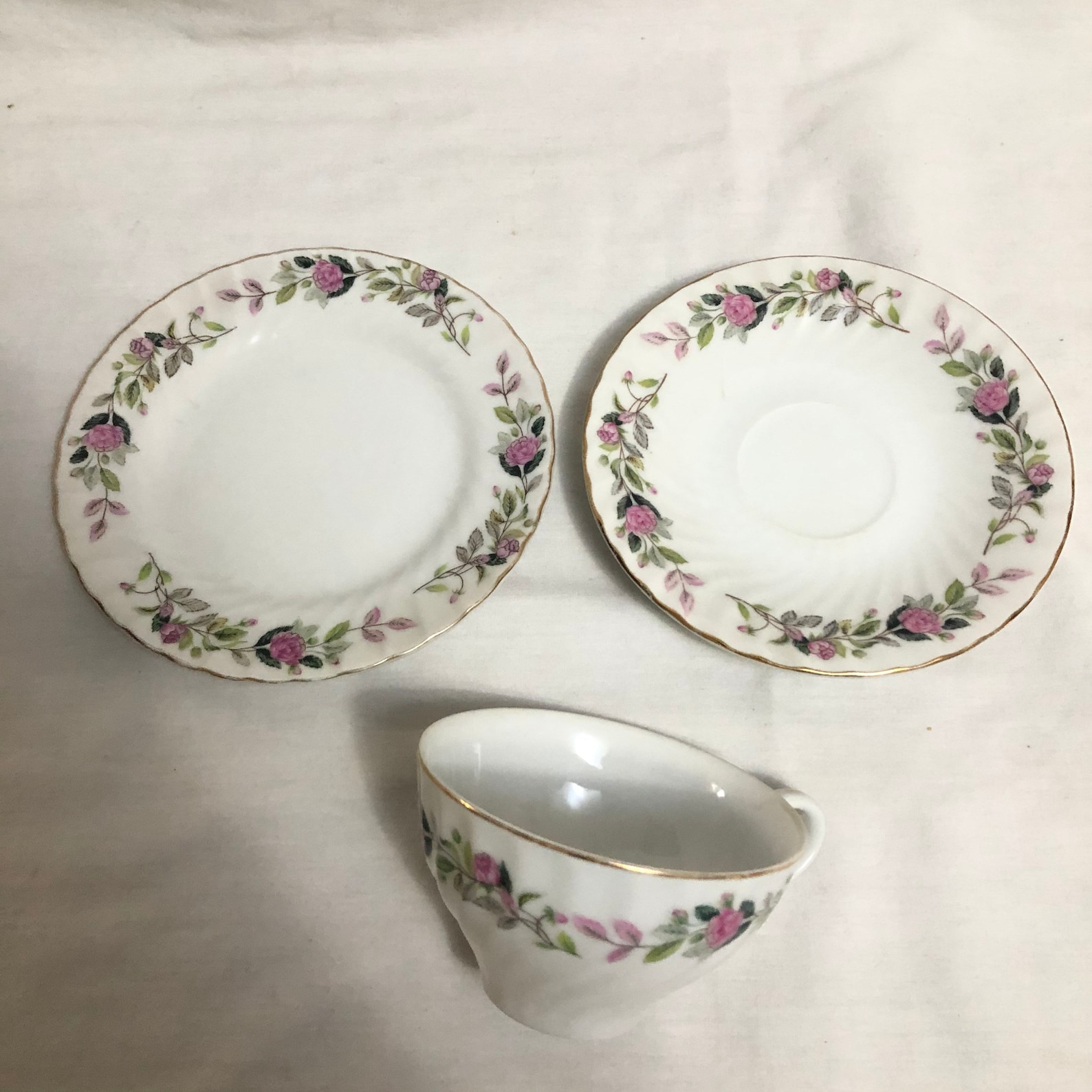 Creative Fine China 2345 Japan Regency Rose Tea Cup and Saucer Etsy