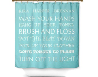 kid bathroom shower curtain colorful kids shower curtain bathroom decor rules 71 shower curtain etsy kid bathroom shower curtain colorful kids shower curtain bathroom decor rules 71 shower curtain etsy