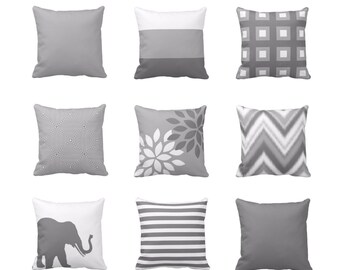 Neutral Throw Pillow Covers Home Decor Grey Beige Pillow Throw Etsy
