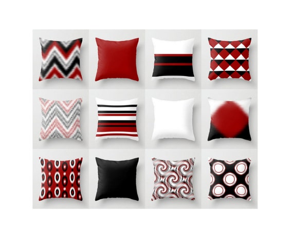 Decorative Pillow Covers Black Red Pillows Throw Pillow Etsy New Black And Red Decorative Pillows Decorative Pillow Covers Black Red Pillows Throw Pillow Etsy New Black And Red Decorative Pillows