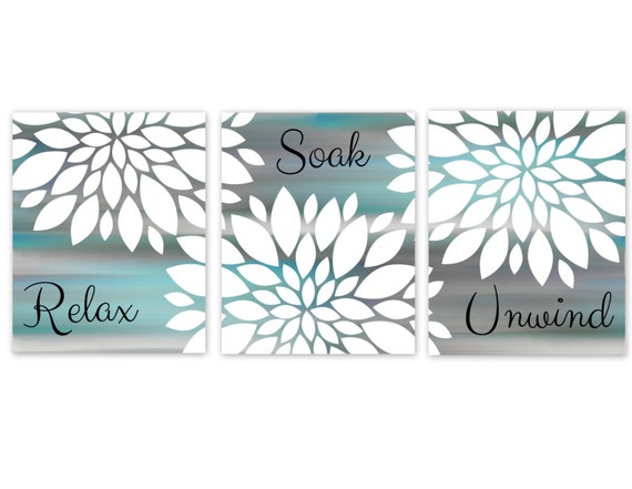  Bathroom  Wall  Decor  Teal  Bathroom  Decor  Turquoise Bathroom 