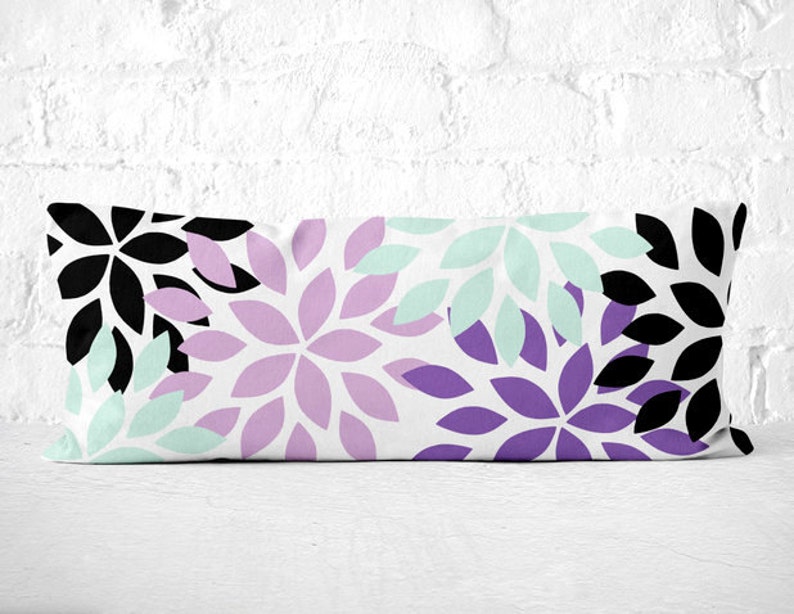 Body Pillow Case Body Pillow Cover Dahlia Pillow Cover Etsy