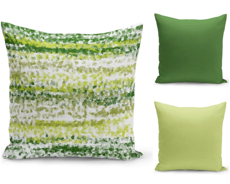 Olive Chenille Throw Pillow Cover OWOQMy Olive Chenille Throw Pillow Cover