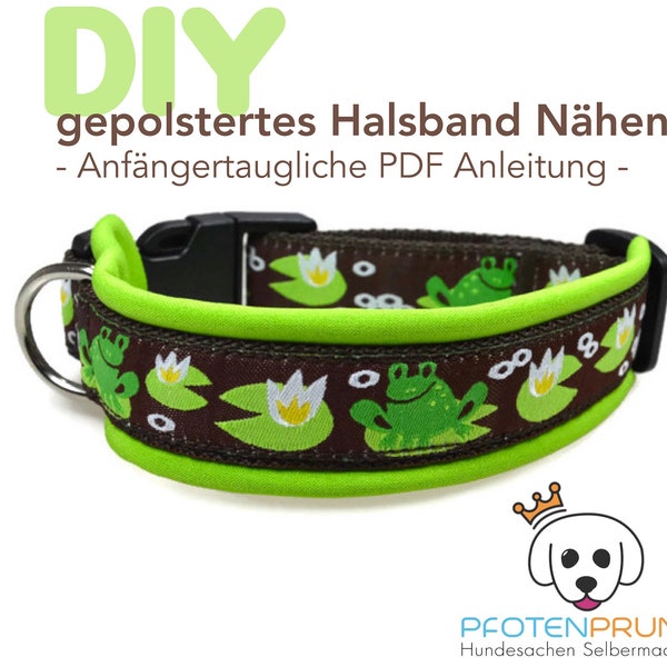 DIY Padded Collar Instructions PDF Download File *German ONLY*