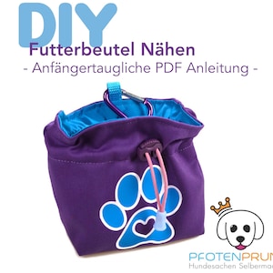 DIY treat bag food bag instructions PDF download file *German ONLY*