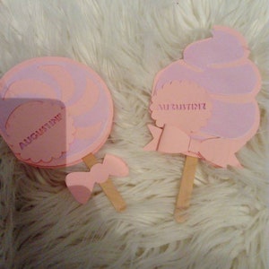 Faire Part Bapteme Anniversaire Theme Gourmandise Barbapapa Etsy France