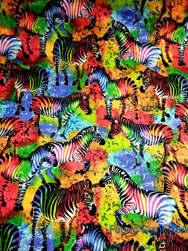 Zebra Fabric by the Yard by Paintbrush Studio Fabric/ African Etsy