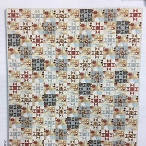 Earthtones 2 quilt kit 49.5 x 67.5 image 1