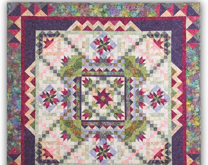 Botanica Park Quilt Kit 107 X 107 Etsy