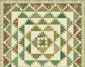 Green Thumb Quilt kit Edyta Sitar 55" X 55" finished