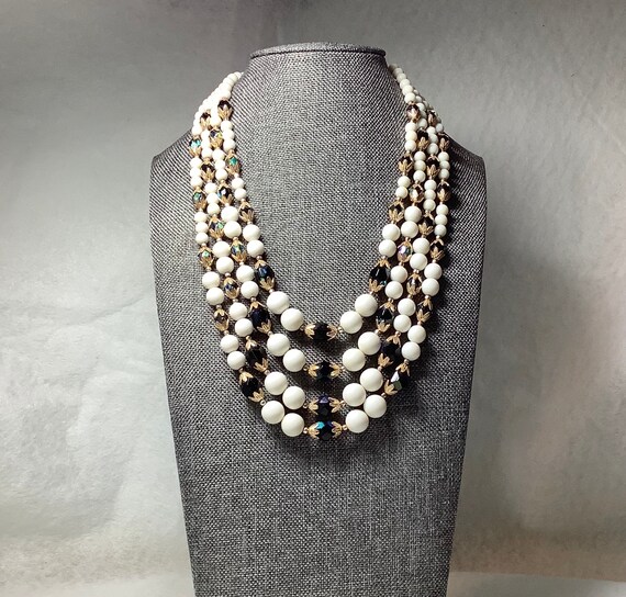 Kuro Beaded Black & Gold Necklace main image 1