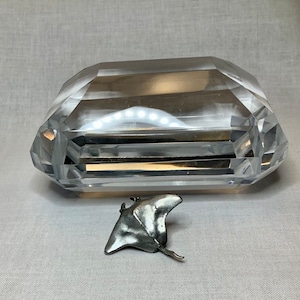 Vintage Stingray Pin Tie Tack PxP Signed Jewelry Pewter Small Sea Ray Ocean Fish Fisherman Beach Vacation Gift for Her Him Birthday