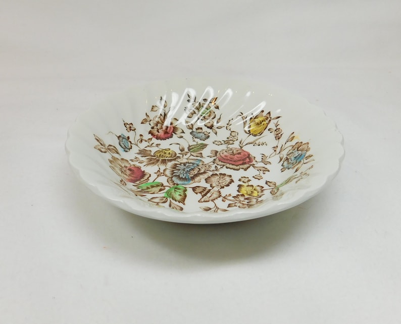 Vintage Staffordshire Boutique Teacup Bowl Dish Set Johnson Brothers Bros Ironstone England Tea Cup Dessert Salad Dish Berry Bowl Dining