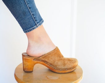 ugg clog heels