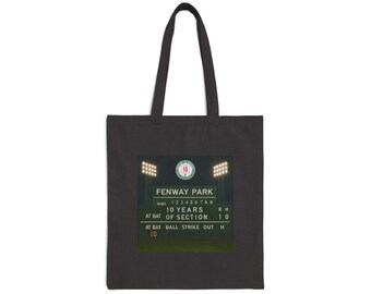 Section 10 10th Anniversary Cotton Canvas Tote Bag | Sports Fan Gift, Eco-Friendly Bag, College Student Bag