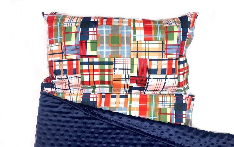 Madras Patch Preschool Memory Foam Kids Nap Mat Personalized Etsy