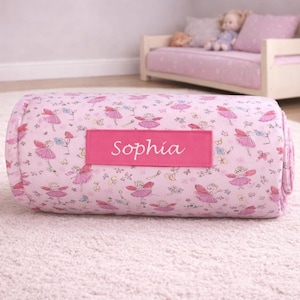 Personalized Ballerina Princess Nap Mat: Minky Blanket, Removable Pillow
