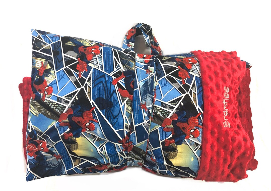 Spidey Dreams Spiderman Kindermat Cover Set for Daycare Nap Time Transform Rest Into Heroic